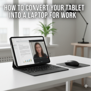 How to Convert Your Tablet into a Laptop for Work